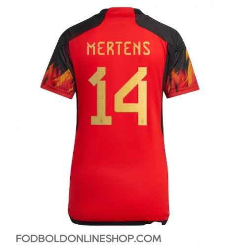 Belgien Dries Mertens #14 Hjemmebanetrøje Dame VM 2022 Kortærmet